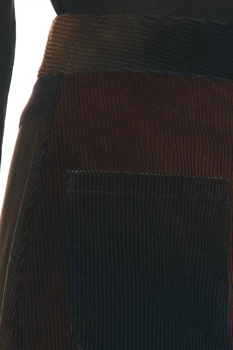 The Elder Statesman Ombre Cord Zip Skirt | Thumbnail 6