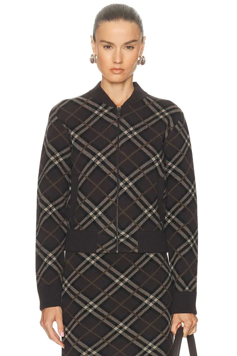 Burberry Zip Up Jacket | Image 1 Burberry Zip Up Jacket | Image 1
