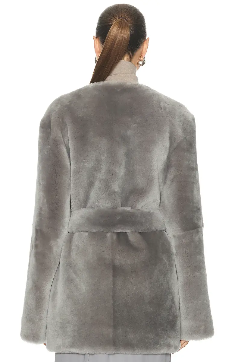 TOTEME Plush Shearling Jacket | Thumbnail 3 TOTEME Plush Shearling Jacket | Thumbnail 3