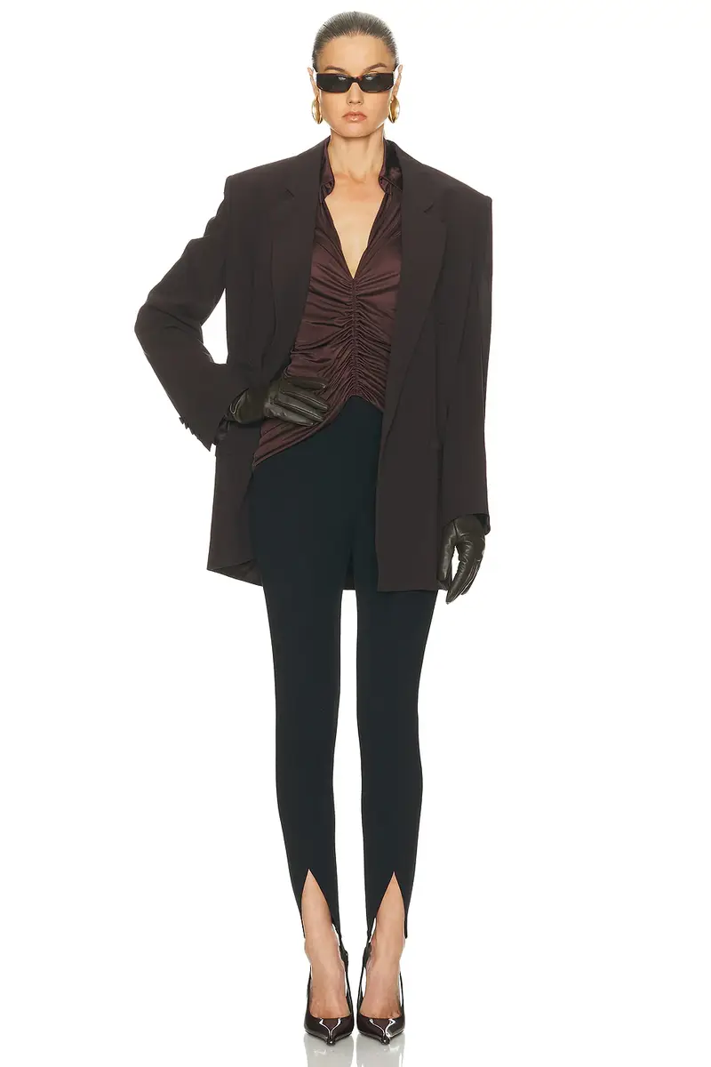 Atlein Front Ruched Shirt | Thumbnail 4