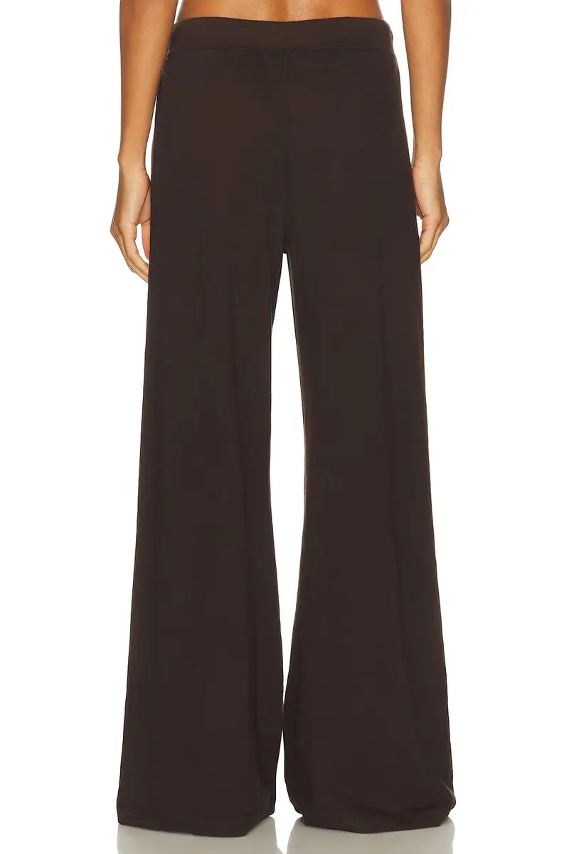 ÉTERNE Drawstring Lightweight French Terry Wide Leg Sweatpant | Thumbnail 4 ÉTERNE Drawstring Lightweight French Terry Wide Leg Sweatpant | Thumbnail 4
