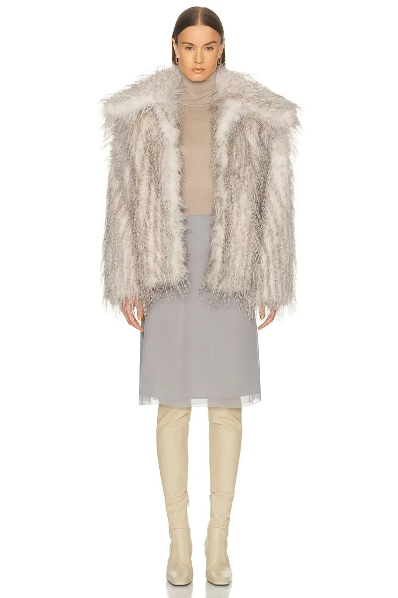 Aknvas Dagmar Short Faux Fur Coat | Thumbnail 5 Aknvas Dagmar Short Faux Fur Coat | Thumbnail 5