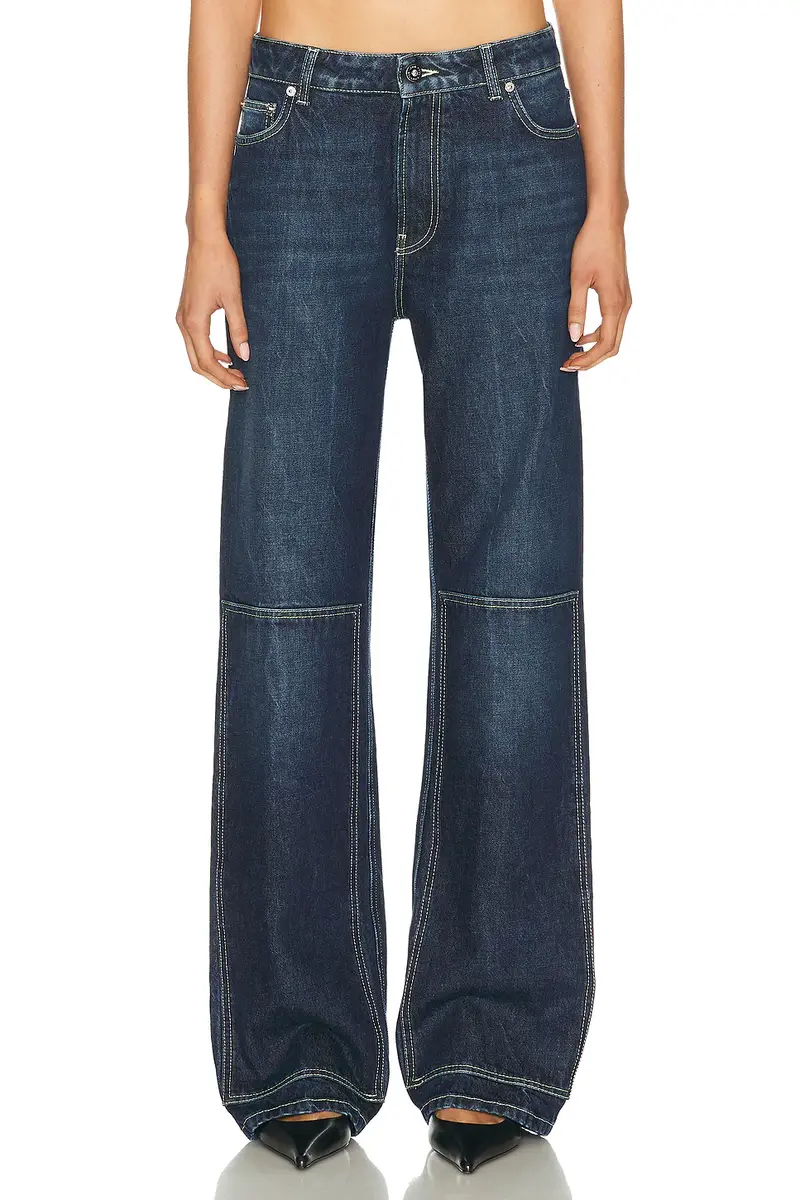 Jean Paul Gaultier Workwear Detail Back Cutout Denim Trouser | Thumbnail 2 Jean Paul Gaultier Workwear Detail Back Cutout Denim Trouser | Thumbnail 2