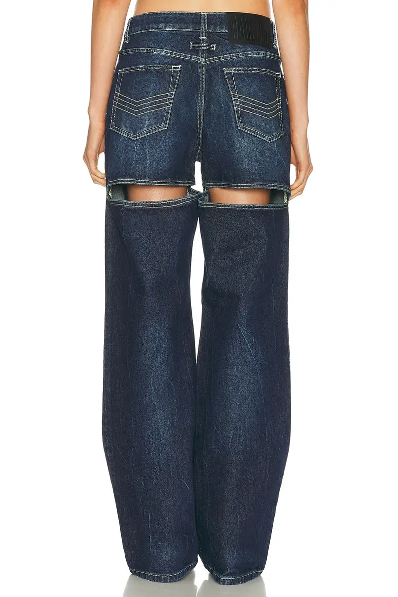 Jean Paul Gaultier Workwear Detail Back Cutout Denim Trouser | Thumbnail 5 Jean Paul Gaultier Workwear Detail Back Cutout Denim Trouser | Thumbnail 5