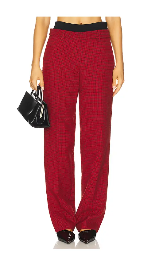 MSGM Techno Micro Check Pant | Image 1 MSGM Techno Micro Check Pant | Image 1