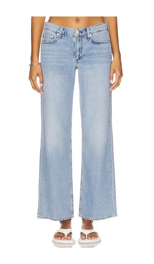rag & bone Featherweight Cam Low-Rise Ankle Straight Jeans