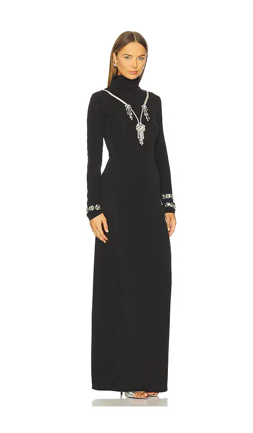 DES_PHEMMES Backless Long Dress | Thumbnail 2