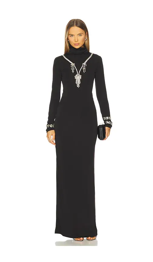 DES_PHEMMES Backless Long Dress