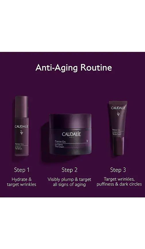CAUDALIE Premier Cru Target All Signs of Aging Gift Set for Fine Lines and Wrinkles | Thumbnail 2 CAUDALIE Premier Cru Target All Signs of Aging Gift Set for Fine Lines and Wrinkles | Thumbnail 2