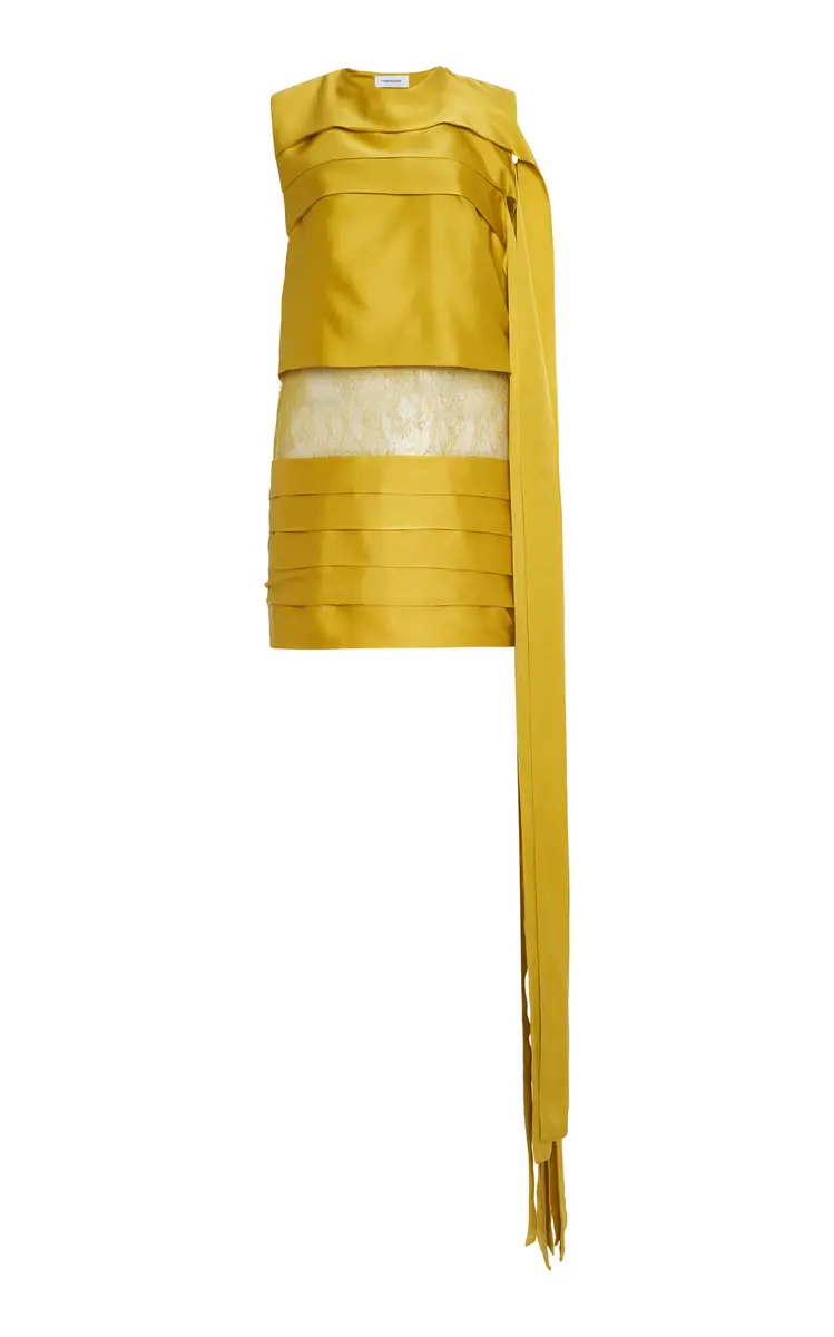 Ferragamo Layered Silk Mini Dress | Thumbnail 3 Ferragamo Layered Silk Mini Dress | Thumbnail 3