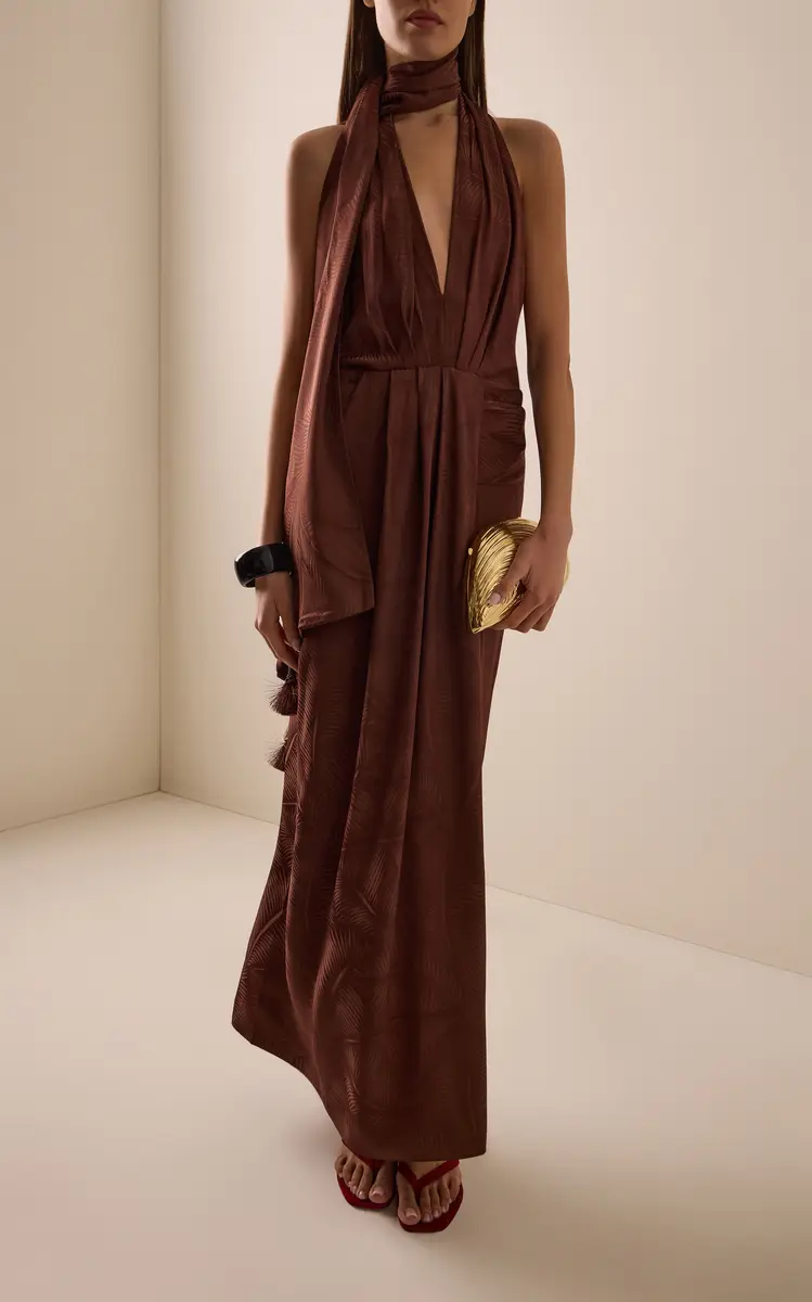 Johanna Ortiz Wildly Beautiful Satin Maxi Dress | Thumbnail 2 Johanna Ortiz Wildly Beautiful Satin Maxi Dress | Thumbnail 2