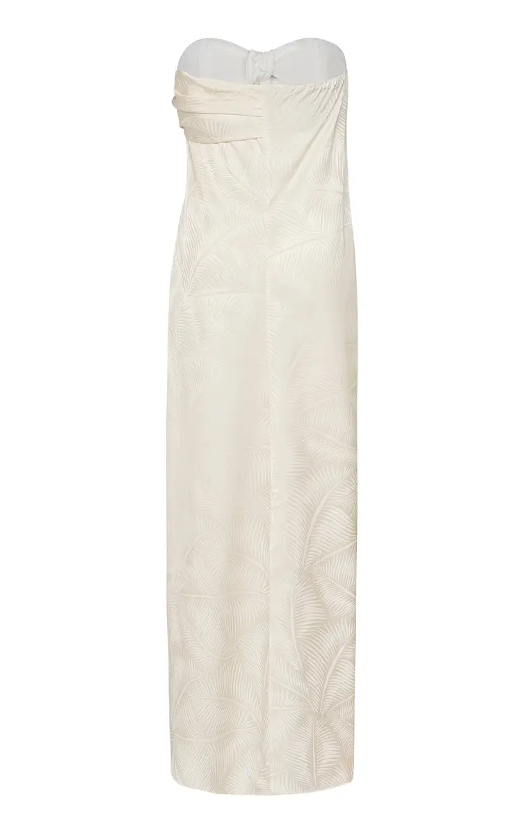 Johanna Ortiz Graceful Satin-Jacquard Longline Top | Thumbnail 2 Johanna Ortiz Graceful Satin-Jacquard Longline Top | Thumbnail 2
