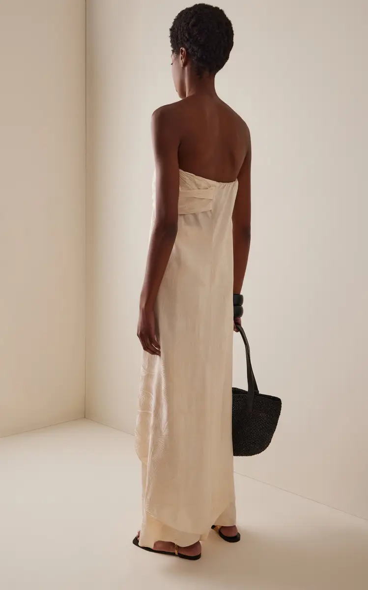 Johanna Ortiz Graceful Satin-Jacquard Longline Top | Thumbnail 6 Johanna Ortiz Graceful Satin-Jacquard Longline Top | Thumbnail 6
