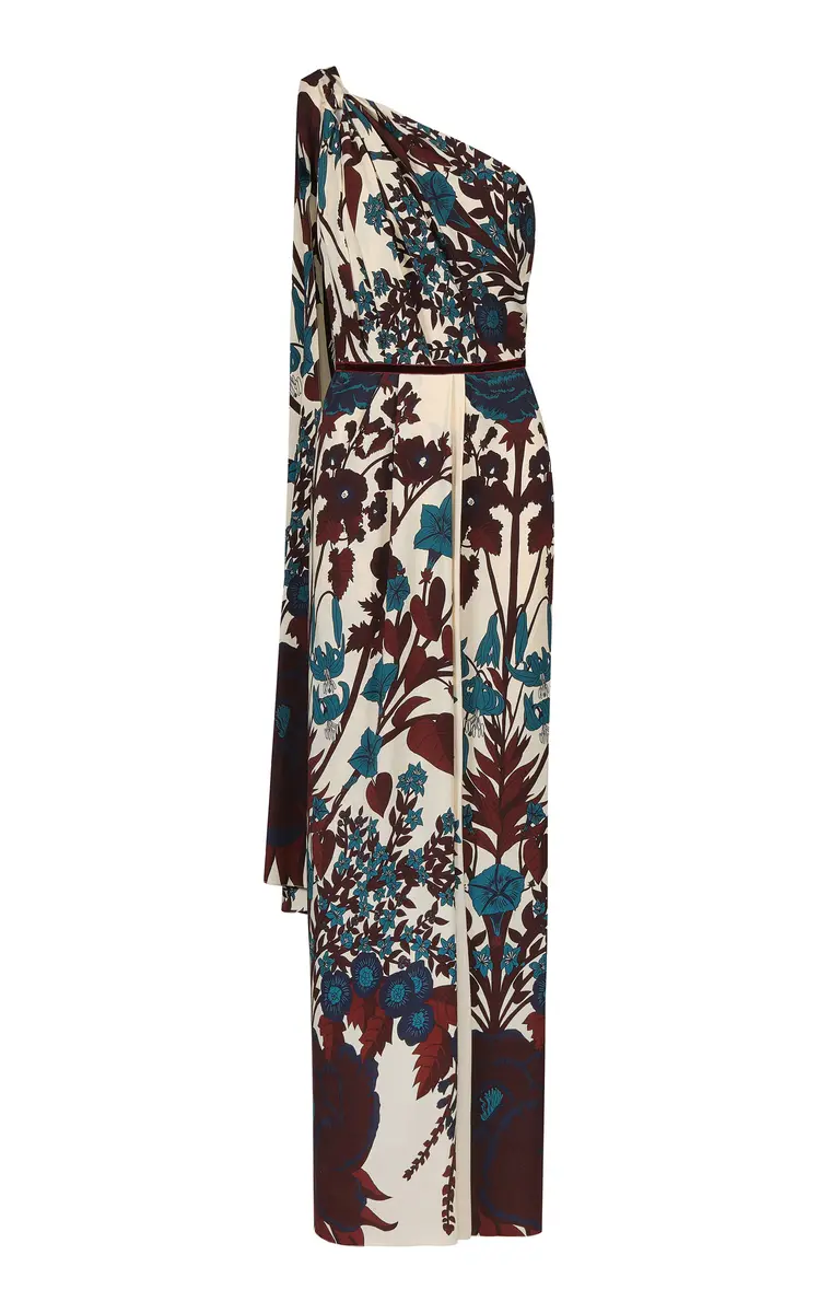 Johanna Ortiz Royal Garden Crepe Maxi Dress | Image 1 Johanna Ortiz Royal Garden Crepe Maxi Dress | Image 1