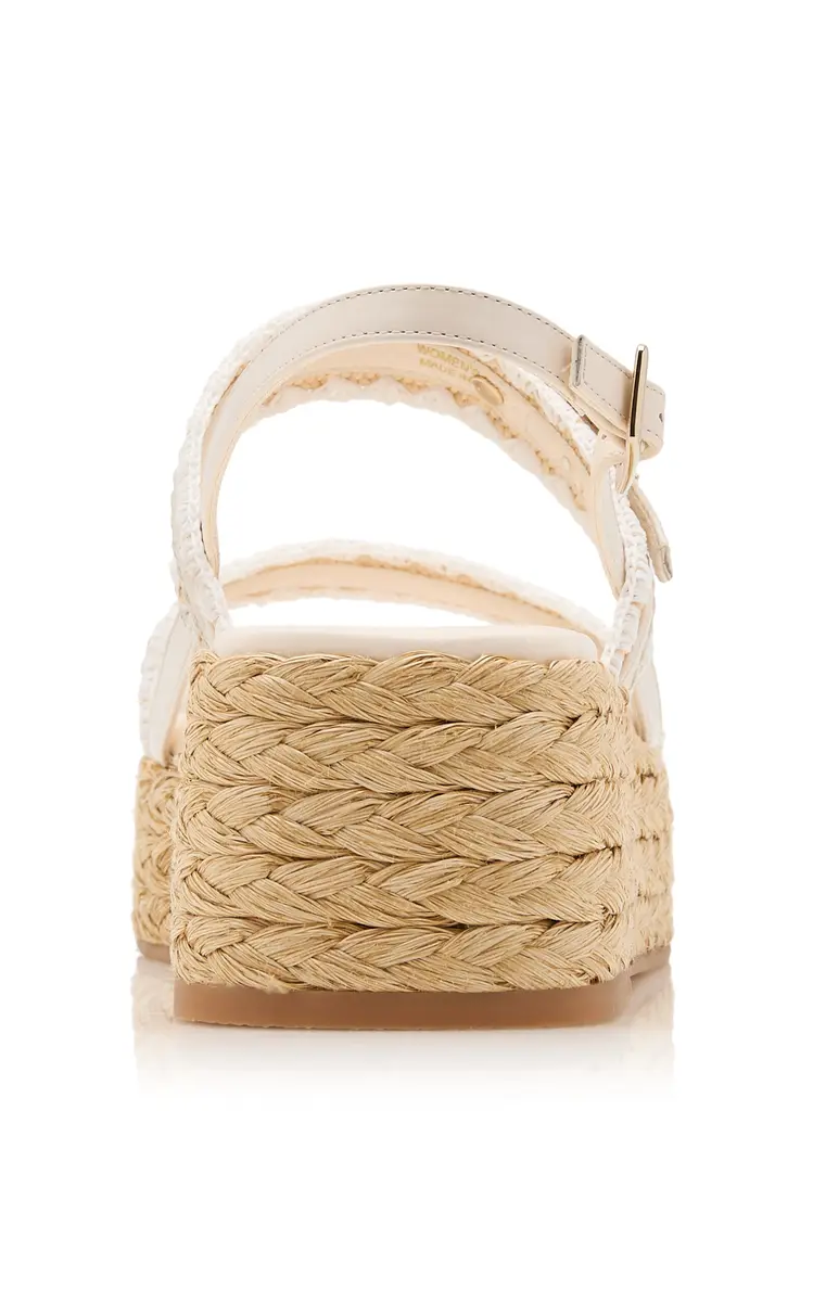 Roger Vivier Summer Crystal Raffia Espadrille Sandals | Thumbnail 5 Roger Vivier Summer Crystal Raffia Espadrille Sandals | Thumbnail 5