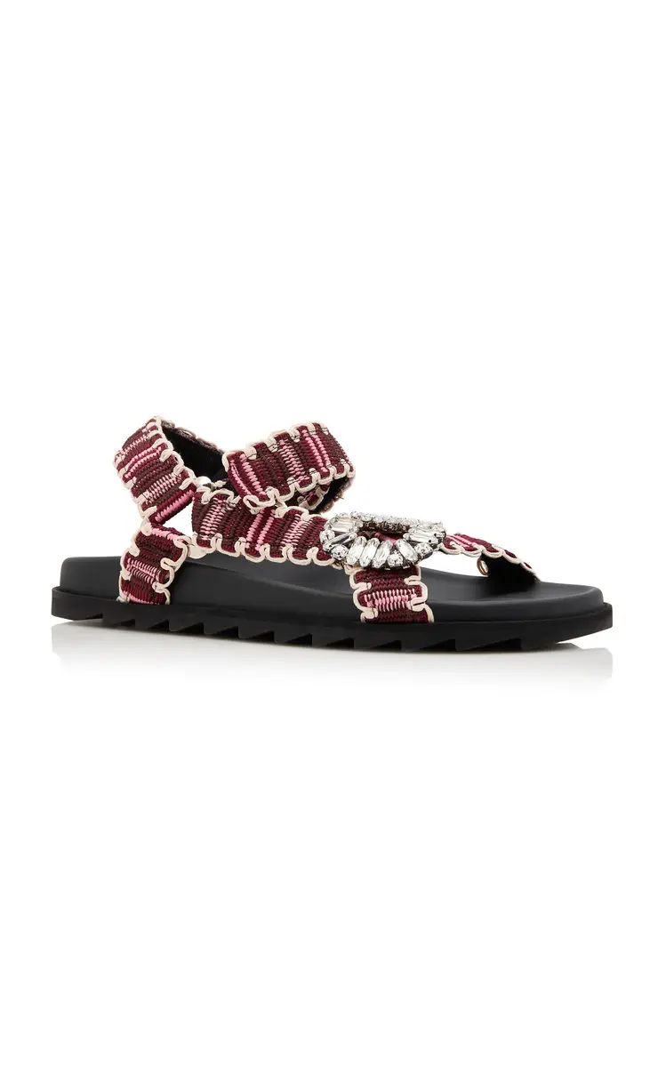Roger Vivier Trekky Viv Ribbon Sandals | Thumbnail 4 Roger Vivier Trekky Viv Ribbon Sandals | Thumbnail 4