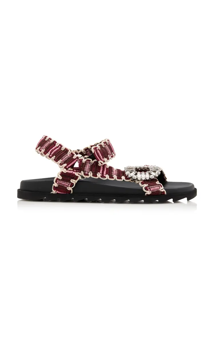 Roger Vivier Trekky Viv Ribbon Sandals | Thumbnail 6 Roger Vivier Trekky Viv Ribbon Sandals | Thumbnail 6