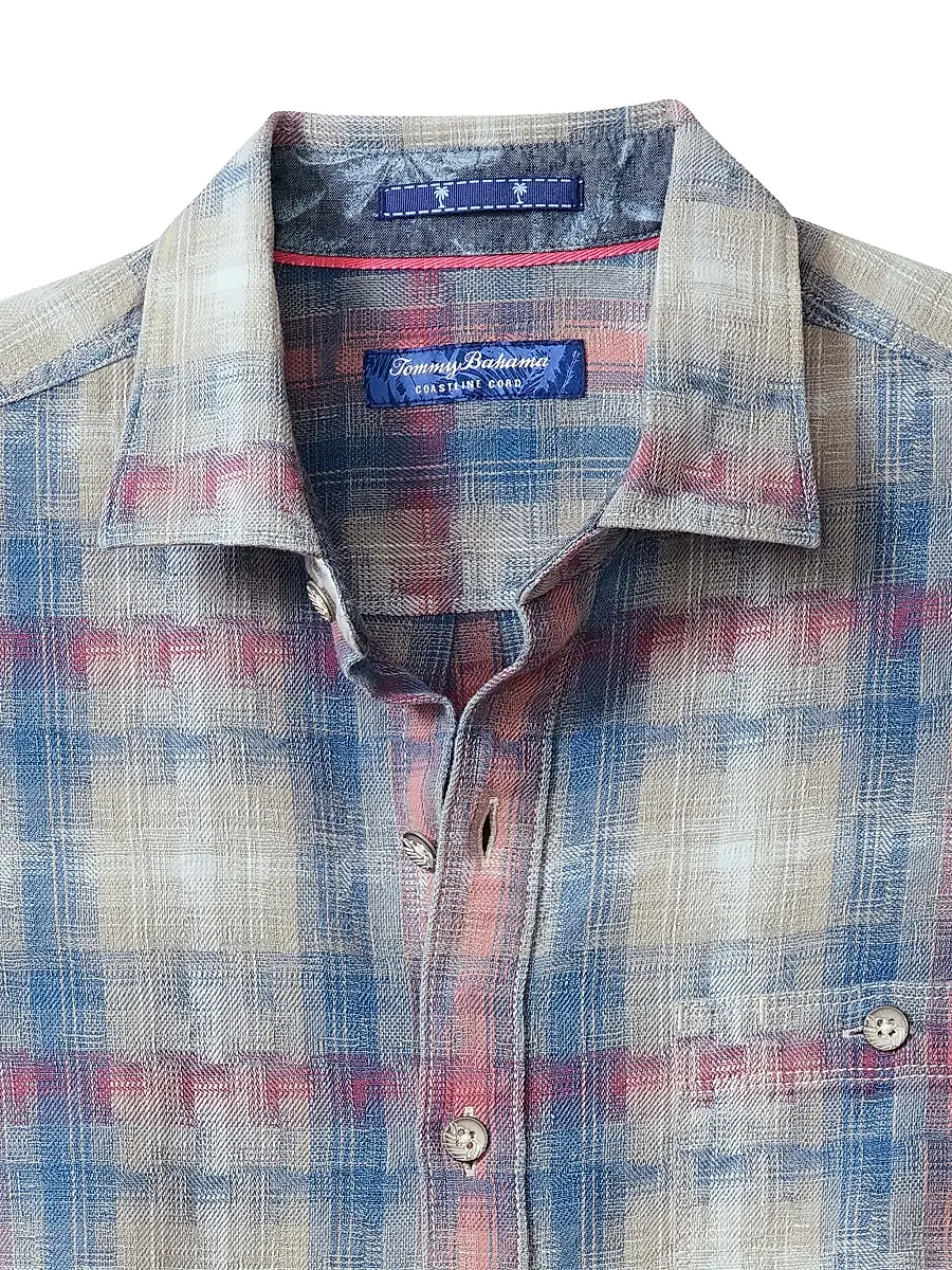 Tommy Bahama Men's Palo Alto Plaid Classic-Fit Shirt - Shellrossa | Thumbnail 2