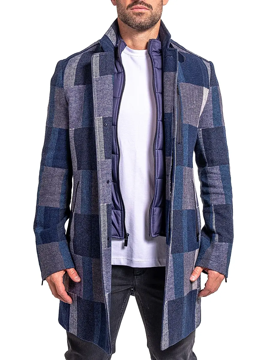 Maceoo Men's Ascension Peacoat | Thumbnail 2