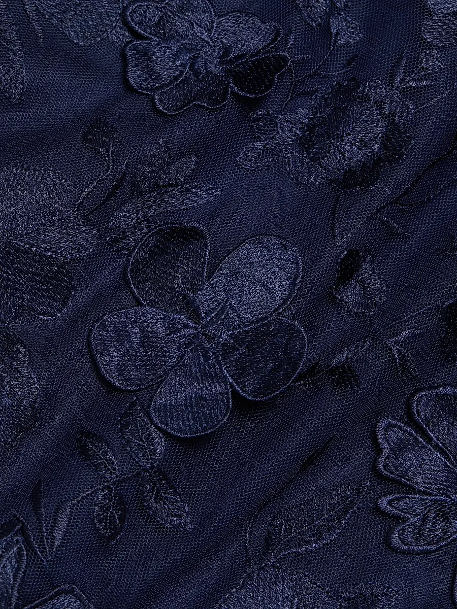 Milly Women's Daisy Floral Appliqué Minidress - Navy | Thumbnail 7 Milly Women's Daisy Floral Appliqué Minidress - Navy | Thumbnail 7