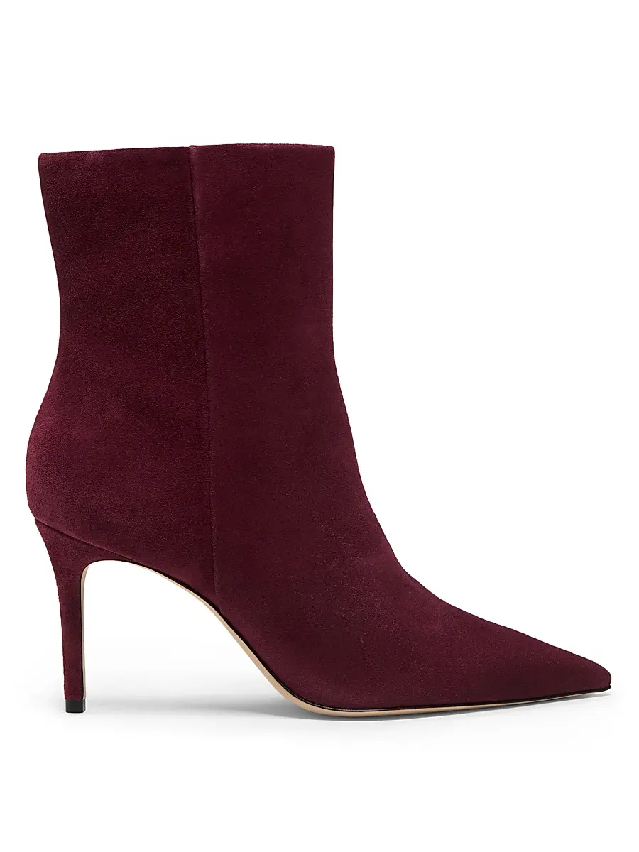 22élevé Women's 85MM Suede Stiletto Booties | Image 1 22élevé Women's 85MM Suede Stiletto Booties | Image 1