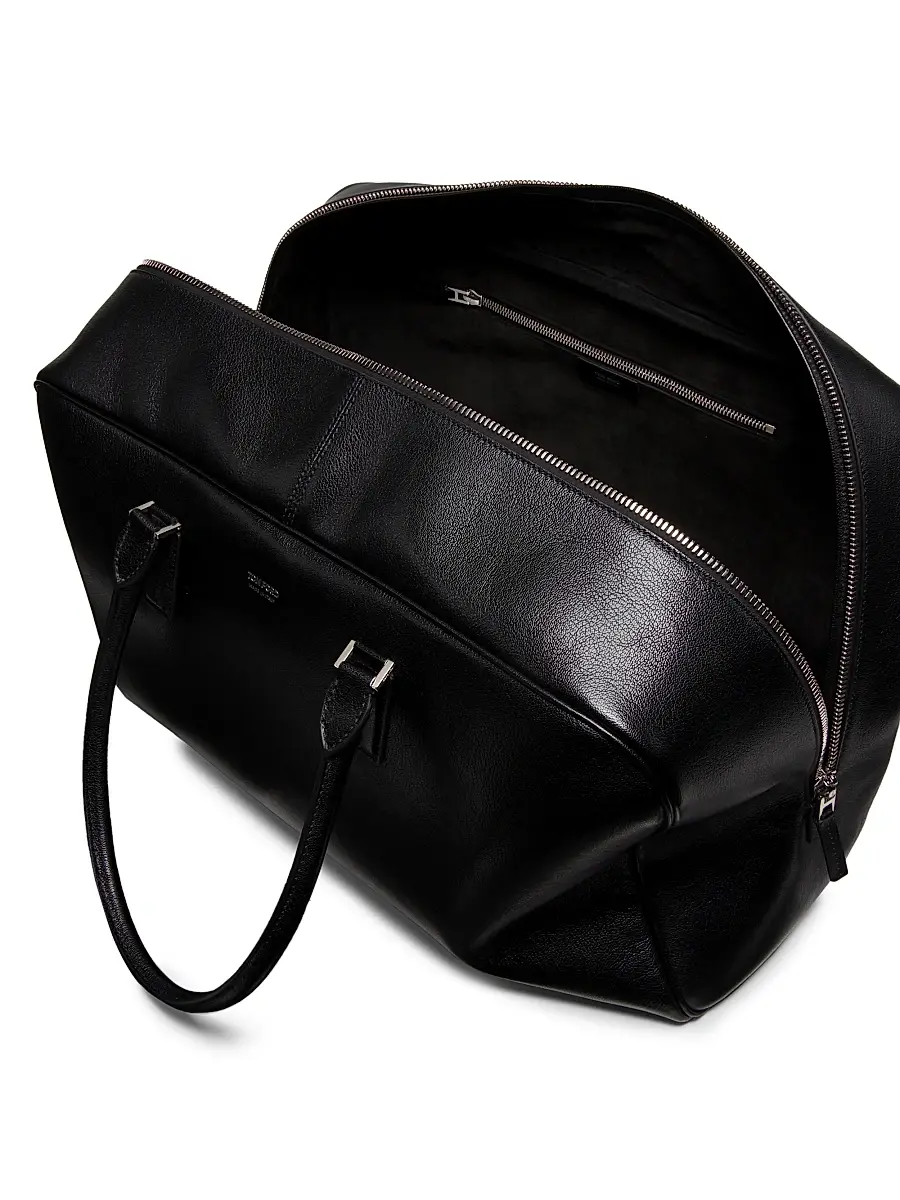 Tom Ford Men's Supple Grain Leather Bowling Bag | Thumbnail 4 Tom Ford Men's Supple Grain Leather Bowling Bag | Thumbnail 4