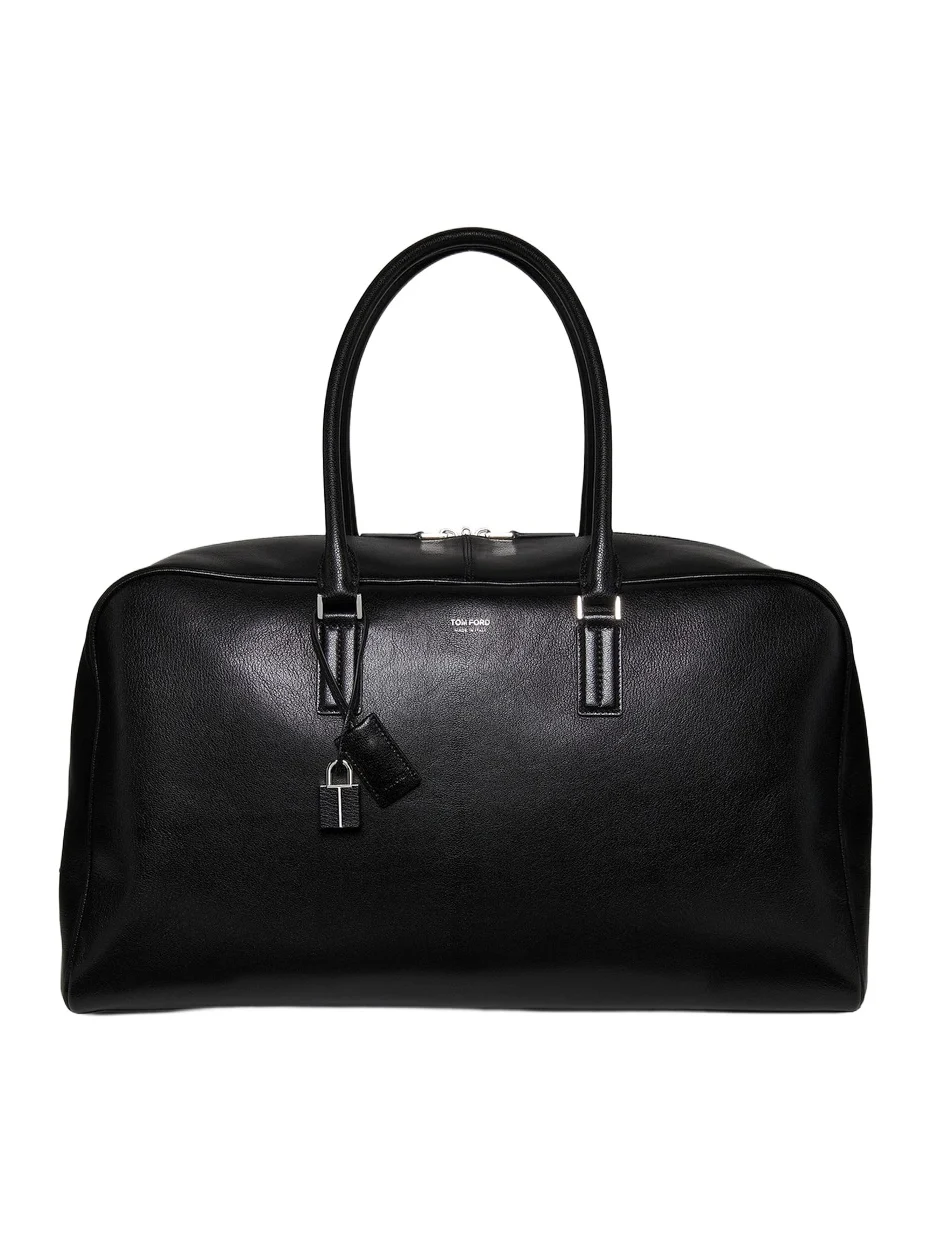 Tom Ford Men's Supple Grain Leather Bowling Bag