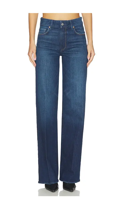 PAIGE Sasha Wide Leg Jeans | Image 1 PAIGE Sasha Wide Leg Jeans | Image 1