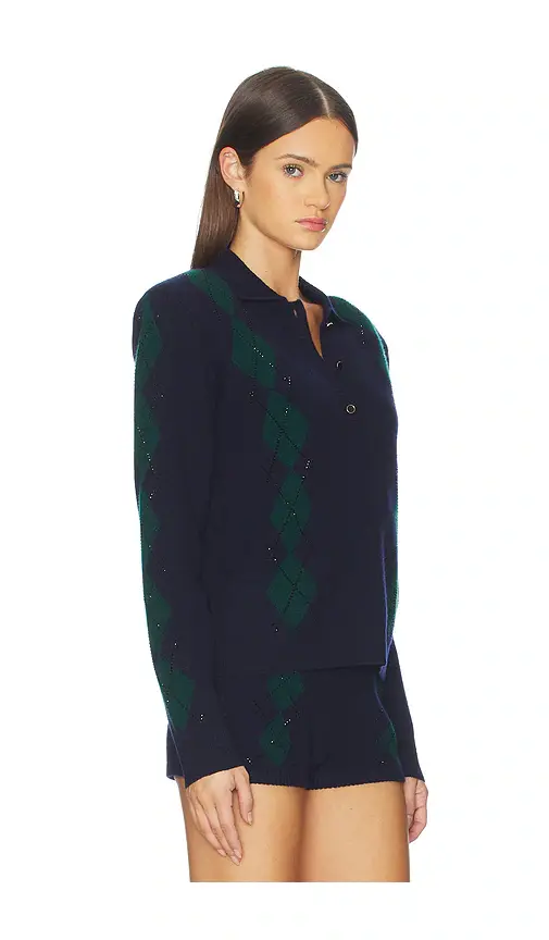 Retrofête Nicolina Embellished Polo | Thumbnail 2