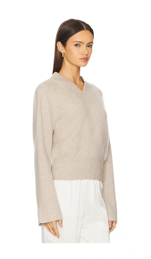 NAADAM Premium Cashmere Raglan V Neck | Thumbnail 2