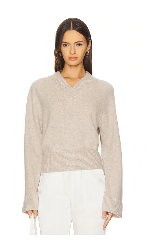 Premium Cashmere Raglan V Neck Premium Cashmere Raglan V Neck