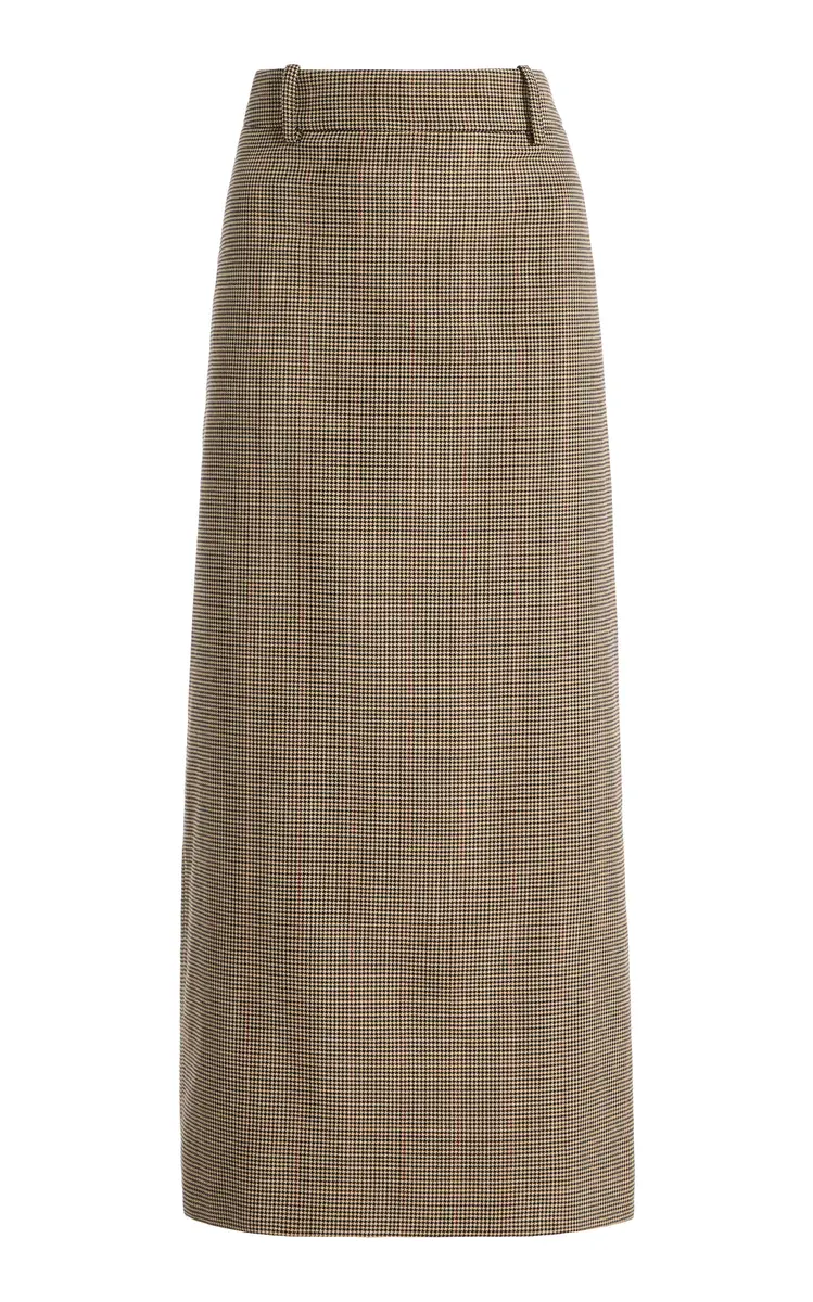 The Frankie Shop Alrose Houndstooth Midi Skirt | Thumbnail 3 The Frankie Shop Alrose Houndstooth Midi Skirt | Thumbnail 3