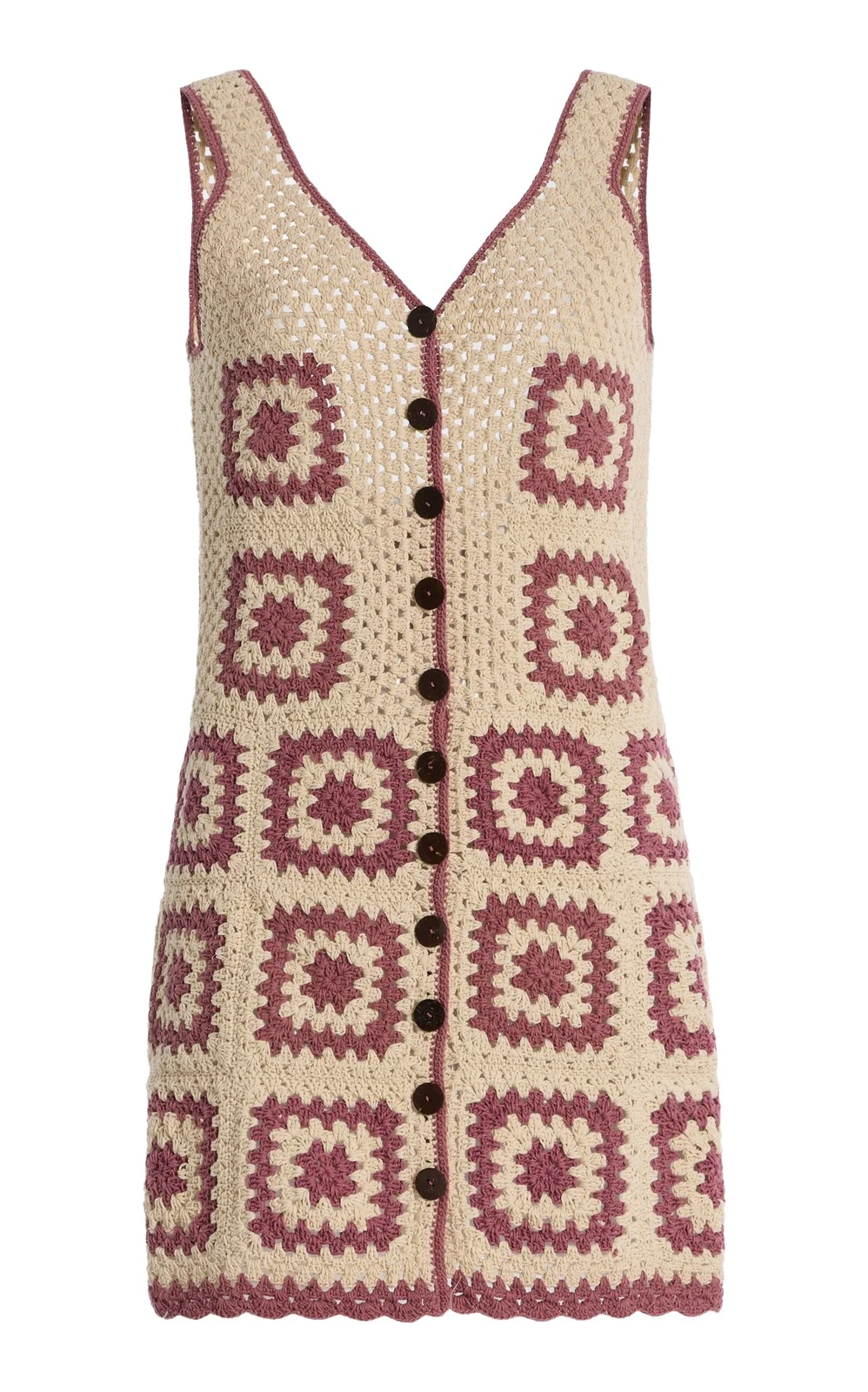 Akoia Swim Exclusive Baia Crocheted Cotton Mini Dress