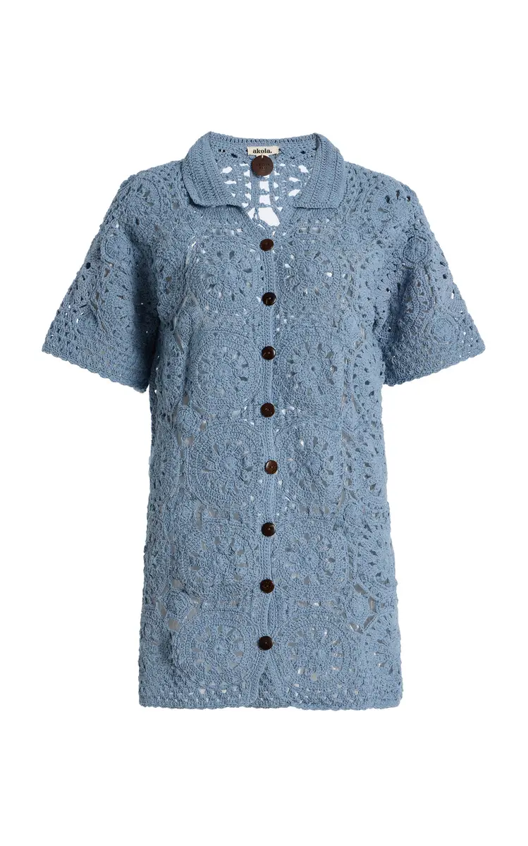 Akoia Swim Exclusive Mitir Crocheted Cotton Mini Dress | Thumbnail 7 Akoia Swim Exclusive Mitir Crocheted Cotton Mini Dress | Thumbnail 7