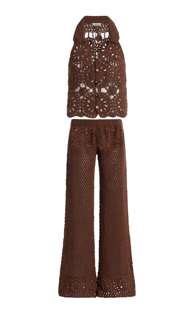 Akoia Swim Exclusive Crocheted Cotton Pant Set | Thumbnail 8 Akoia Swim Exclusive Crocheted Cotton Pant Set | Thumbnail 8