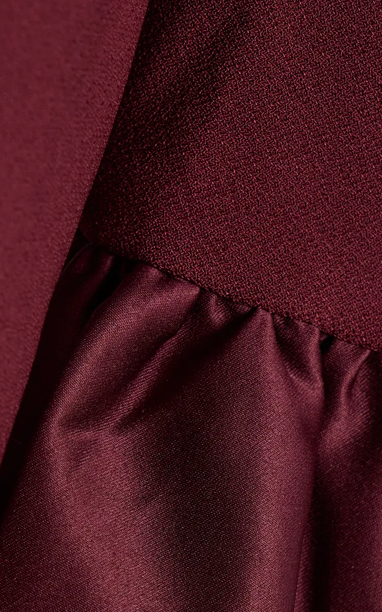 ROTATE Satin-Trimmed Crepe Mini Dress | Thumbnail 5