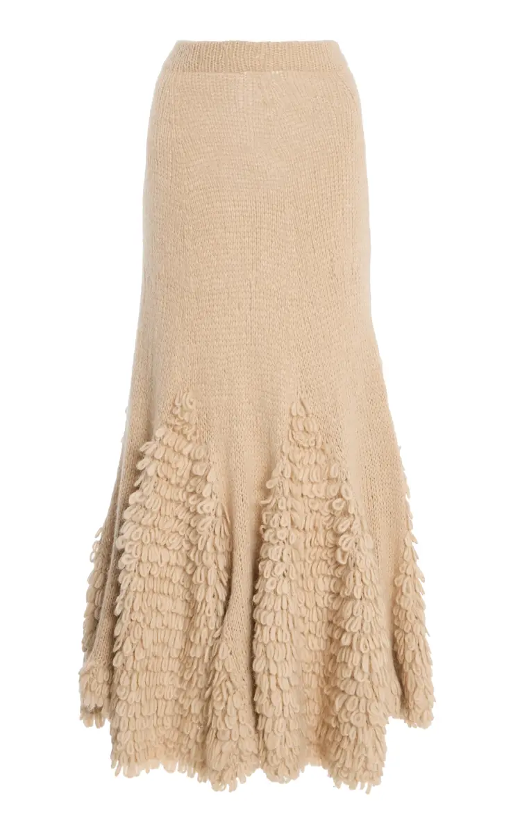 Ulla Johnson Nathalie Textured Alpaca-Blend Skirt | Thumbnail 8 Ulla Johnson Nathalie Textured Alpaca-Blend Skirt | Thumbnail 8