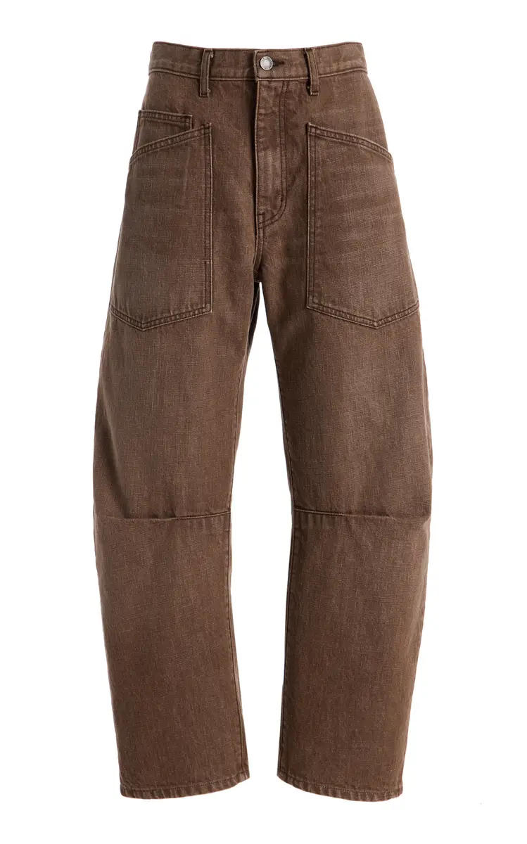 NILI LOTAN Shon Rigid Mid-Rise Barrel-Leg Jeans | Thumbnail 6 NILI LOTAN Shon Rigid Mid-Rise Barrel-Leg Jeans | Thumbnail 6