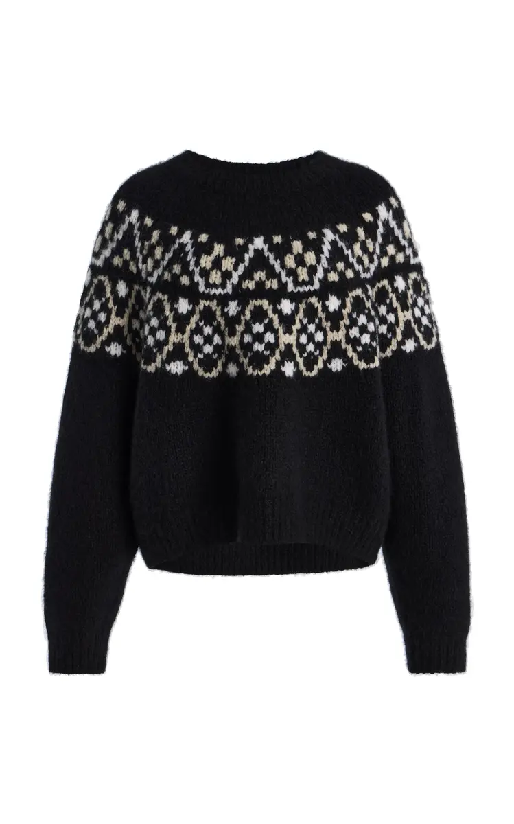 Nili Lotan Chrissy Fair Isle Cashmere Sweater | Thumbnail 9 Nili Lotan Chrissy Fair Isle Cashmere Sweater | Thumbnail 9
