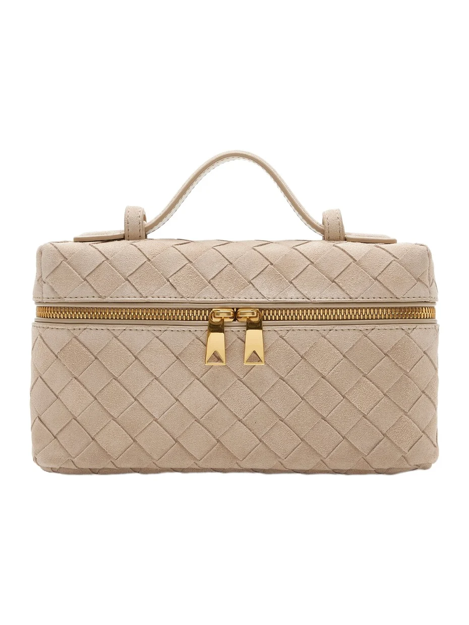 Bang Bang Intrecciato Leather Vanity Case Bang Bang Intrecciato Leather Vanity Case