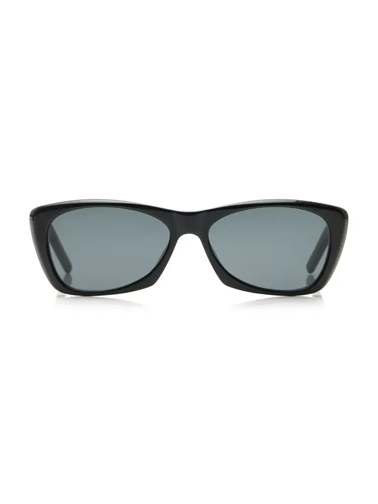 Rectangle-Frame Acetate Sunglasses