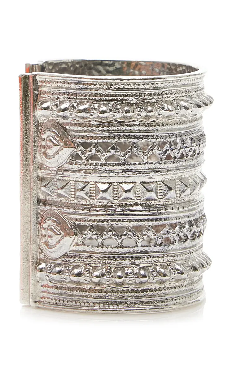 ben-amun Exclusive Silver-Tone Cuff | Thumbnail 3 ben-amun Exclusive Silver-Tone Cuff | Thumbnail 3