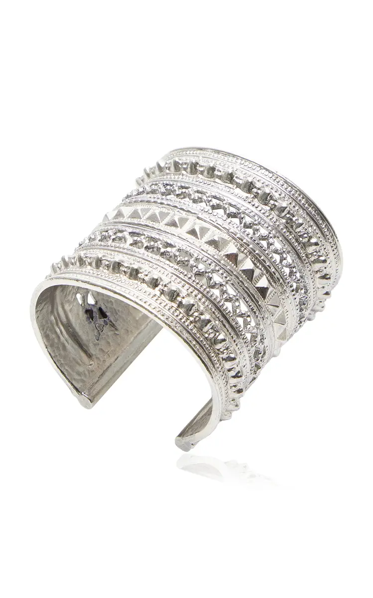 ben-amun Exclusive Silver-Tone Cuff | Thumbnail 4 ben-amun Exclusive Silver-Tone Cuff | Thumbnail 4
