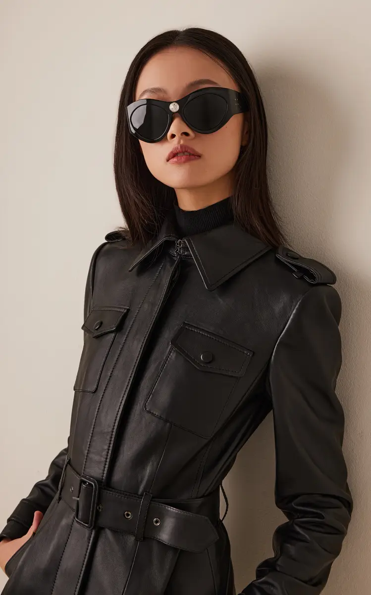 Saint Laurent Round-Frame Acetate Sunglasses | Thumbnail 2 Saint Laurent Round-Frame Acetate Sunglasses | Thumbnail 2