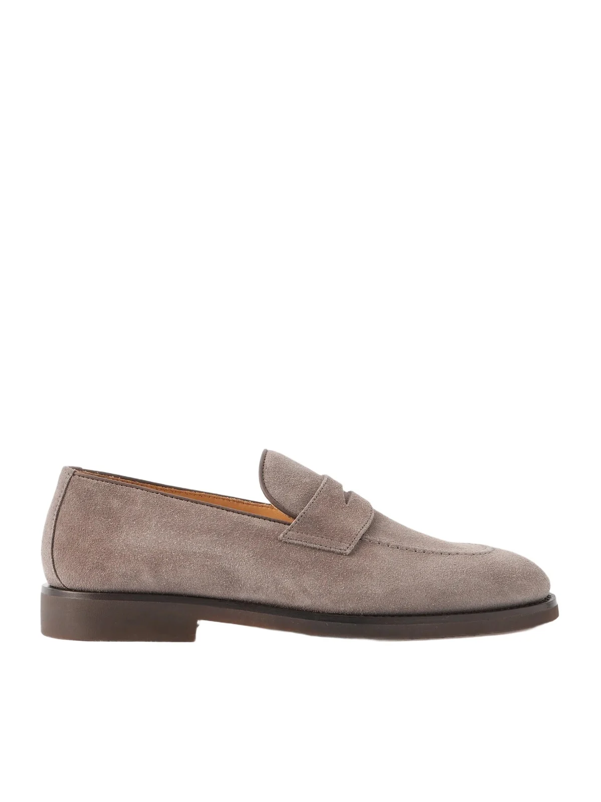 Suede Penny Loafers - Men