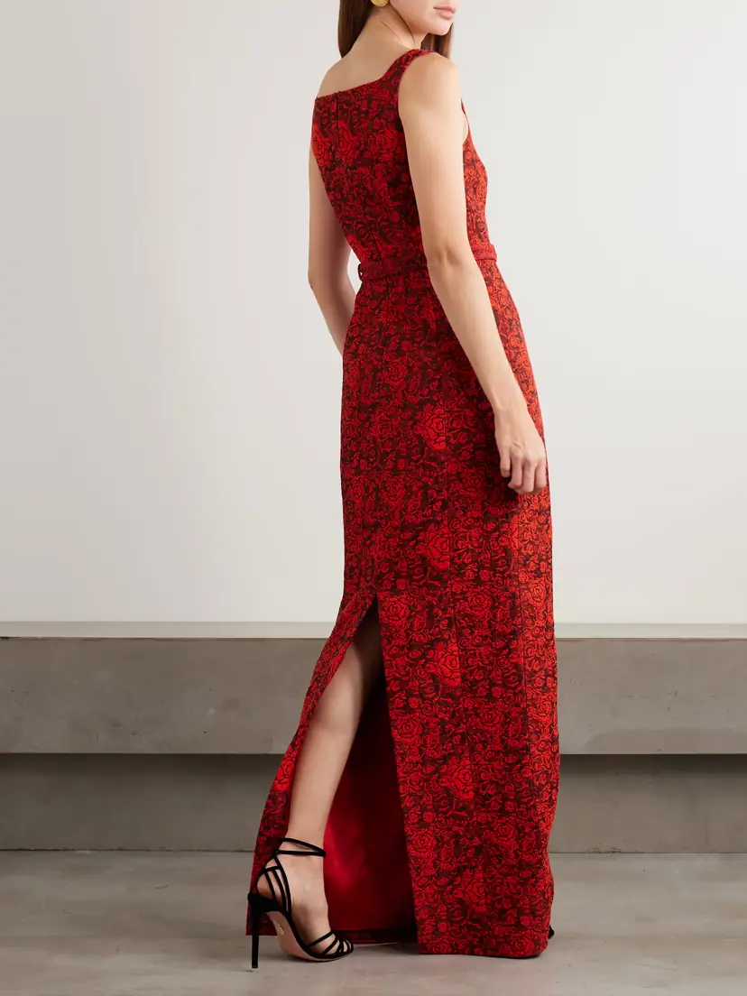 Saloni Bora Belted Brocade Gown | Thumbnail 3