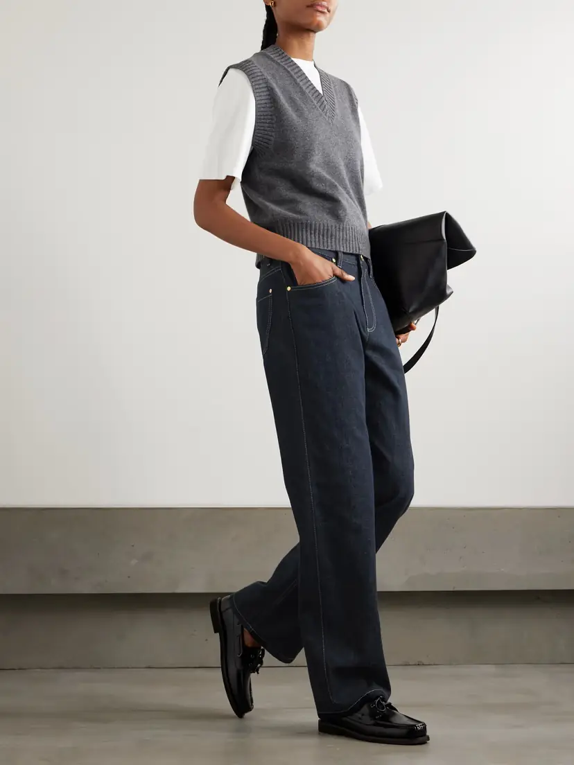 Brunello Cucinelli High-rise Straight-leg Jeans | Thumbnail 2 Brunello Cucinelli High-rise Straight-leg Jeans | Thumbnail 2