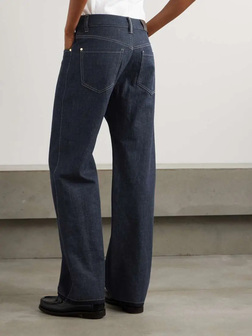 Brunello Cucinelli High-rise Straight-leg Jeans | Thumbnail 4 Brunello Cucinelli High-rise Straight-leg Jeans | Thumbnail 4