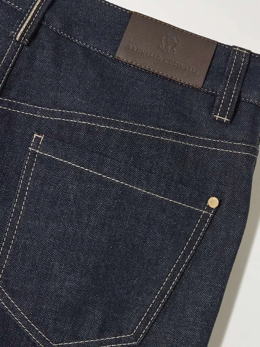 Brunello Cucinelli High-rise Straight-leg Jeans | Thumbnail 6 Brunello Cucinelli High-rise Straight-leg Jeans | Thumbnail 6