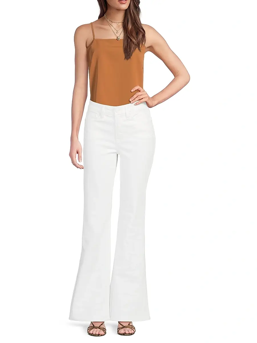 GOOD AMERICAN Women's Good Legs Flare Jeans | Thumbnail 2